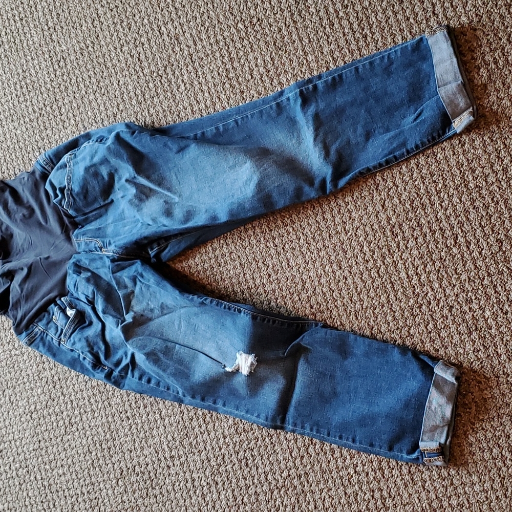 Maternity jean capris